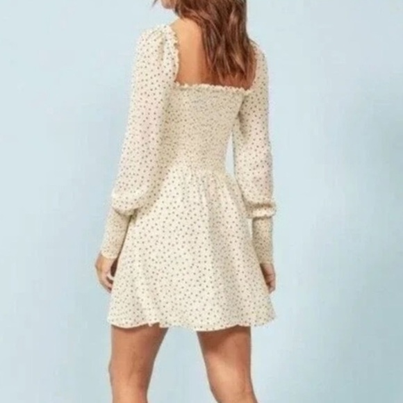 Reformation Kelli Dress in Pepper Polka Dot - Picture 3 of 12